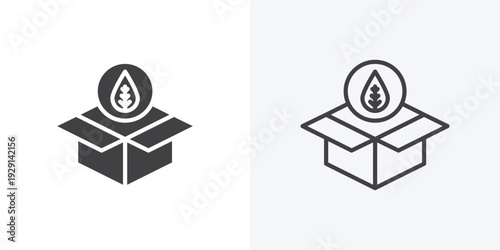 Ecos vector sign symbol isolated on white. Stroke and clipart styleaging icon vector sign symbol isolated on white. Stroke and clipart style