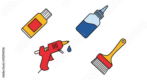 Glue Applicator Line modern abstract art