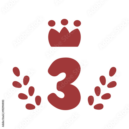 親しみやすくてかわいい3位のランキング素材