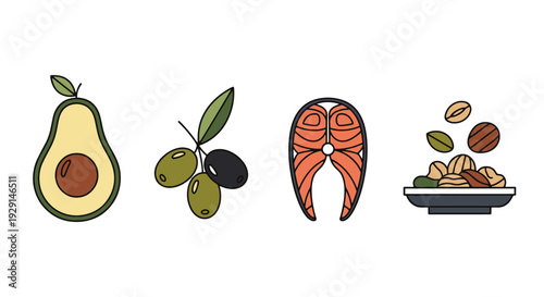 Healthy Fats Line modern smooth tone