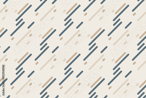 Elegant abstract geometric pattern. Neutral color palette of beige, taupe, and navy creates a sophisticated, minimalist design ideal for website backgrounds, textile prints, or packaging.
