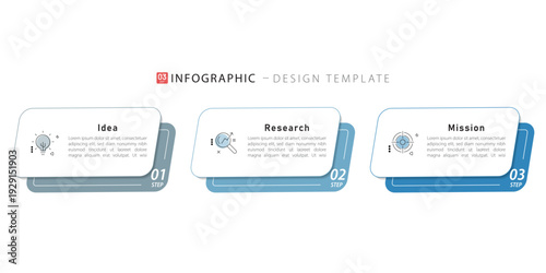 Business infographic template. 3 Step timeline journey. Process diagram, 3 options on white background, Infograph elements vector illustration.