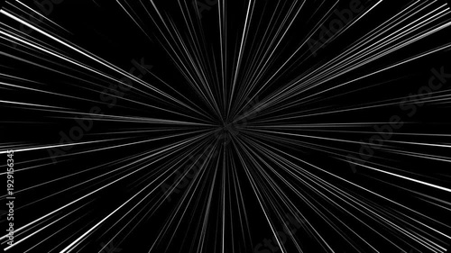 Light Rays Animation on Dark Background
