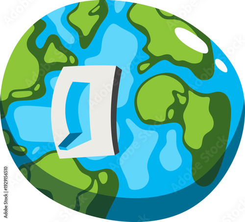 Earth Hour Illustration