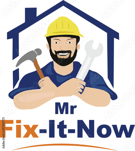 construction worker with hammer