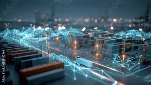 Smart Logistics Network in Modern Industrial Port