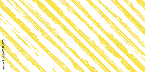 Beautiful seamless pattern with Orange yellow watercolor stripes. hand painted brush strokes, striped background. Vector illustration.
