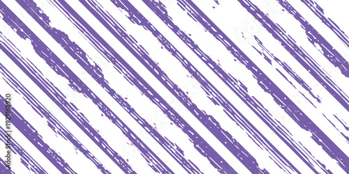 Beautiful seamless pattern with purple watercolor stripes. hand painted brush strokes, striped background. Vector illustration.