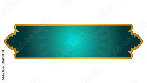 Islamic infographic banner Islamic frame Arabic frame text box for eid al adha poster