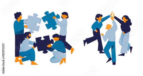 vector illustration of a group of people