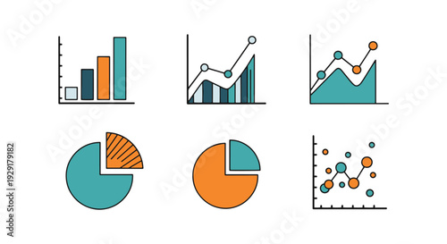Macro Chart Line art clean dynamic style