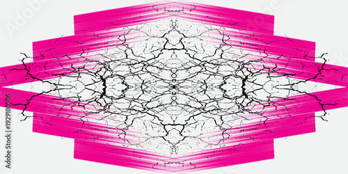 ping and white brush wrap car sticker pattern abstract banner sporty lines red and white color combination grunge brush pattern racing motorsport design, Eps 10.