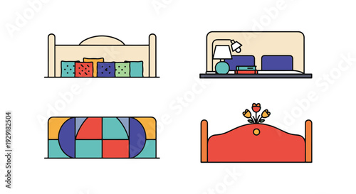 Headboard Decor Line soft clean color