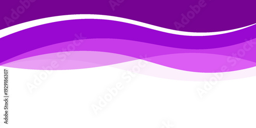 Abstract purple wave background, Vector purple line background curve element with white space for text and message design, overlapping layers.