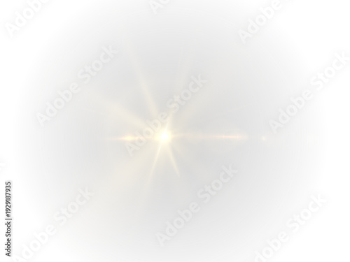 Sunlit golden flare emerges through bright white diffusion. Gentle luminous streaks create balanced visual warmth. Great for inspirational or motivational themes.