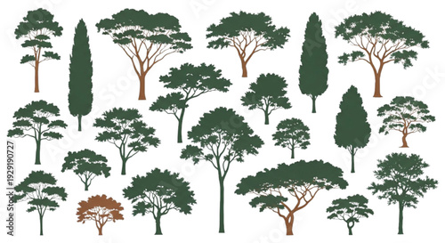 Hyper-realistic CAD vegetation for luxury residential site plans