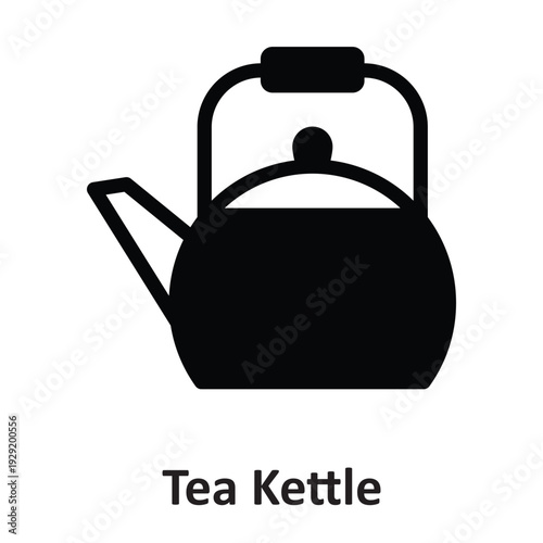 Tea Kettle Vector Icon which can easily modify or edit
