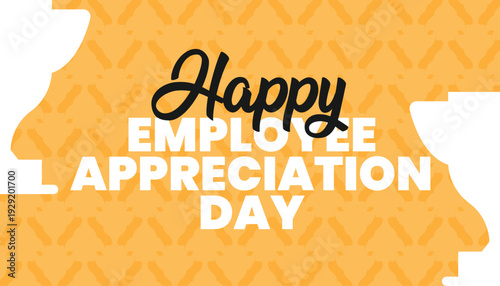 Happy employee appreciation day celebration