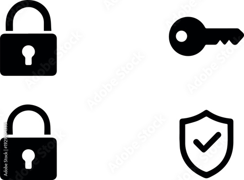 Physical access symbols and security signage for facilities