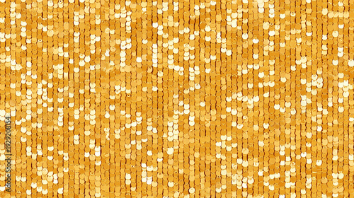 Luxurious shimmering gold sequin background with sparkling glitter texture.