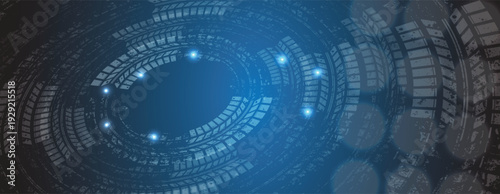 Abstract racing speed and sport background for  rally