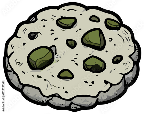 Matcha pistachio cookie icon