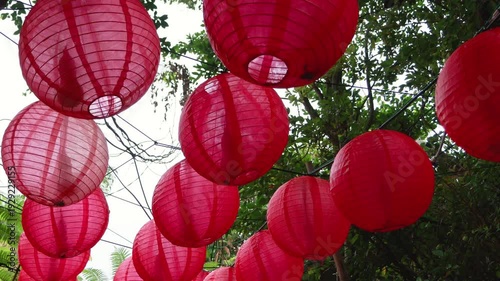Red Lanterns for Lunar New Year and Lantern Festival