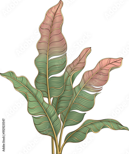 South Indian Banana Leaf Wedding Invitation Template