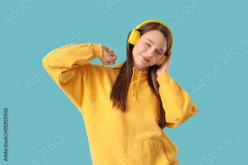 Beautiful young happy woman...