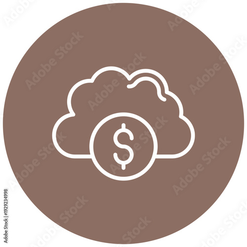 Cloud Money Icon