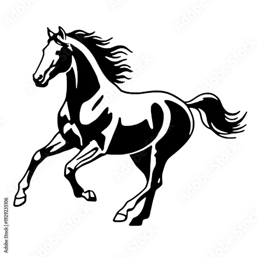 Silhouette of a horse