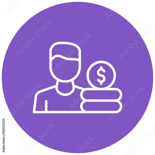 Male Financial Advisor Icon