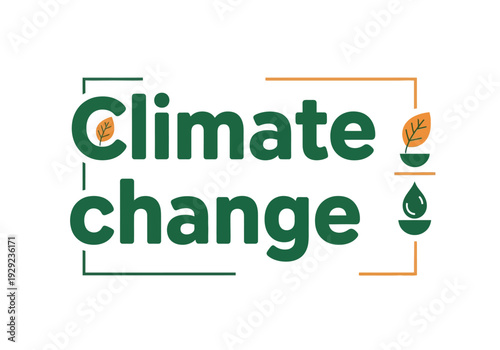 Illustrative graphic representing the urgent global challenge of climate change, emphasizing environmental awareness and sustainability efforts.