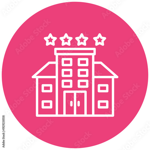 4 Star Hotel Icon