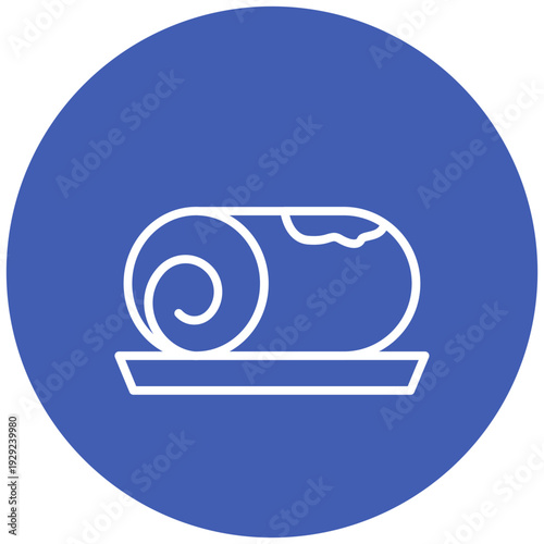 Swiss Roll Icon