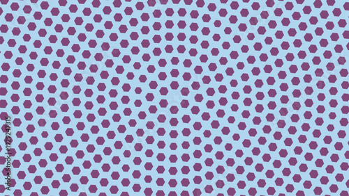Abstract radial pattern of deep magenta dots on a light cyan background creating a mesmerizing optical illusion