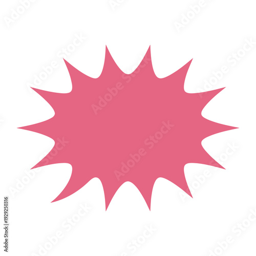 Explosion Burst of Pink: A dynamic burst of pink radiates energy and excitement, perfect for conveying impact and attention.