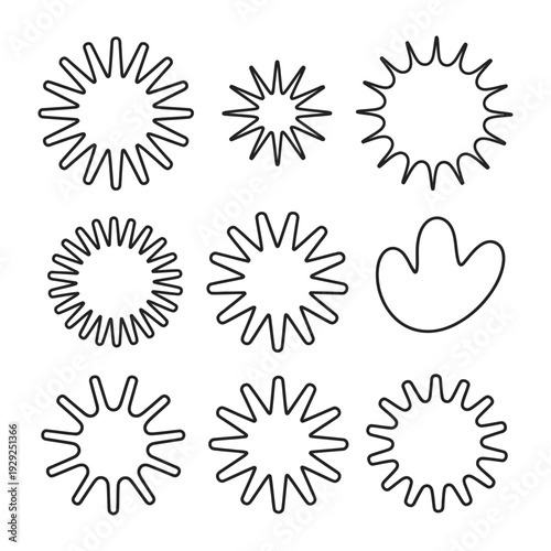 Unique Abstract Shape: A captivating display of abstract shapes, with the dynamic interplay of lines and forms, creating a visual symphony of artistic expression and creative potential.