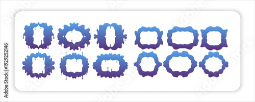 Modern Blue Abstract Circular Ring Pattern Background – Futuristic Geometric Oval Shapes Digital Technology Vector Texture for  Corporate Branding, Website Hero, Presentation Design,