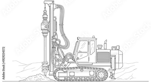 Drilling Rig Heavy Machinery Equipment.