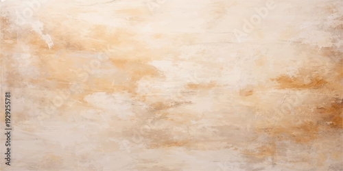 A vintage grunge paper texture featuring an aged brown and beige antique surface with stained yellow ancient parchment design