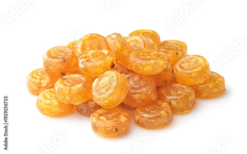 Pile of organic sugar free cough drops