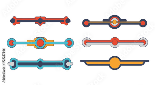 Ornamental Divider soft elegant tone illustration