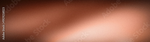 Fotografie Elegant copper and bronze grainy gradient background with metallic shine and war