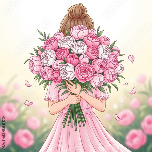 The Embrace of Thousand Peony Petals