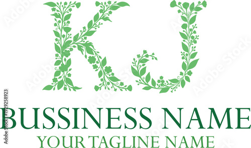 KJ K kj initial logo | initial based abstract modern minimal creative logo, vector template image. luxury logotype logo, real estate homie logo. typography logo. initials logo