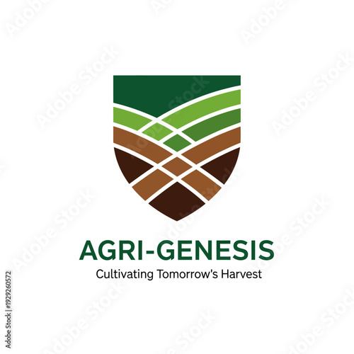 Agri Genesis Logo Design Elements.