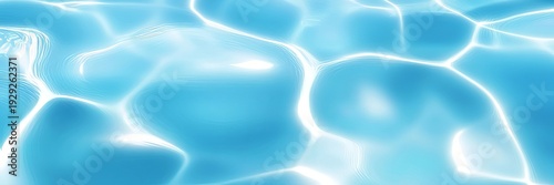 Underwater Splendor Abstract Shimmering Surface with Light-Kissed Ripples and Pool Reflection