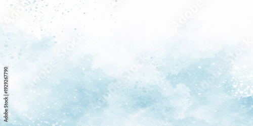 Watercolor Abstract Background: A serene watercolor washes, an ethereal gradient of blue hues dancing across the frame, evocative of dreamy landscapes or tranquil skies.