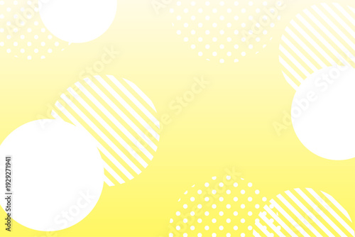 かわいい黄色の抽象背景デザイン